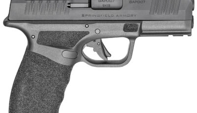 Springfield Armory HCP9379BOSPLC Hellcat Pro OSP Compact 9mm Luger 10+1 3.70" Black Melonite Steel Barrel & Optic Ready/Serrated Slide, Black Polymer Frame w/Picatinny Rail, Textured Grip