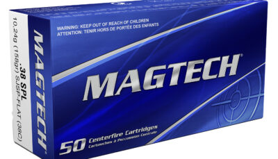 Magtech 38C Range/Training  38Special 158gr Semi Jacketed Soft Point Flat 50 Per Box/20 Case