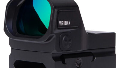 Viridian 9810056 RFX25  Black 1 x 20 mm x 28 mm 3 MOA Green Dot