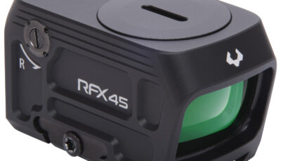 Viridian 9810053 RFX45  Black Anodized 1 x 24 mm x 15.5 mm 5 MOA Green Dot ACRO/RMR