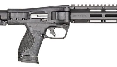 Smith & Wesson 12576 M&P FPC 9mm Luger 10+1 16.25" Black Oxide Steel Barrel, Black Anodized Aluminum Receiver, M-LOK Slots w/Picatinny Style Rail Handguard, Adjustable Black Synthetic Stock