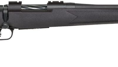 Mossberg 28175 Patriot  Full Size 400 Legend 4+1 20" Matte Blued Threaded Barrel, Matte Blued Drilled & Tapped Stainless Steel Receiver, Fixed Black Synthetic Stock, Right Hand