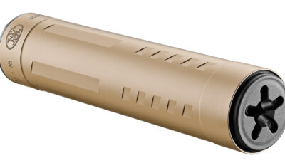 FN 96100837 Catch 22 TI 22 Cal (Rimfire), 5.25" L, FDE Titanium, 1/2"-28 tpi DT Mount