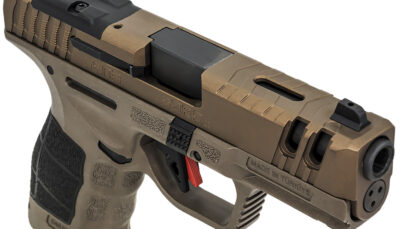 SAR USA SAR9CG3BR SAR9 C Gen3 Compact Frame 9mm Luger 15+1 4" Black Steel Barrel, Bronze Steel Optic Ready/Ported/Serrated Slide, Bronze Polymer Frame w/Picatinny Rail, Interchangeable Backstrap Grip