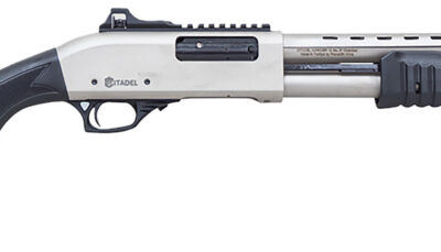 Citadel FRMN1220SYN Mariner  12 Gauge Pump 3" 4+1 18.50" Black Full Heat Shield Barrel, Black Picatinny Rail Steel Receiver, Fixed Black Synthetic Stock