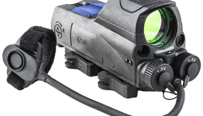 Meprolight USA 0687743 MOR PRO  Black 1 x 30 mm 2.2 MOA Dot/Bullseye Reticle Green & IR Laser