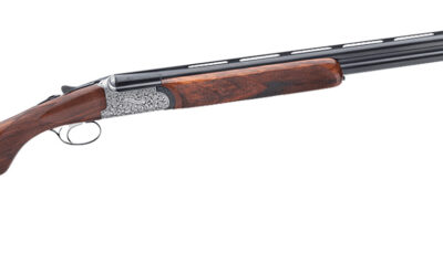 Rizzini USA 41012829 Round Body EM Full Size 28 Gauge Break Action 2rd 29" Vent Rib Barrel, Coin Anodized Silver Receiver, Fixed w/Prince of Whales Grip Grade III Turkish Walnut Stock
