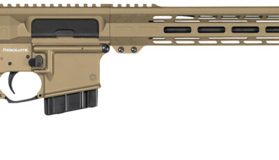 CMMG 28A670CCT Resolute MK4 22 ARC Black Nitride Threaded Barrel, Coyote Tan Cerakote Picatinny Rail Aluminum Receiver, M-LOK Handguard, Black Synthetic CMMG 6 Position RipStock, Black Polymer Grip