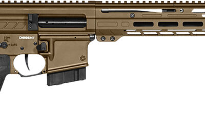 CMMG 28A490FMB Dissent MK4 22 ARC 10+1 16.10"  Midnight Bronze Cerakote Picatinny Rail Aluminum Receiver, M-LOK Handguard, Black CMMG Dissent Side Folding Stock, Zeroed Drop-In Single Stage Trigger