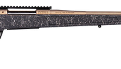 CVA CR3953F Cascade Long Range Hunter Full Size 308 Win 22" Smoked Bronze Cerakote Steel Threaded Barrel, Black w/Smoked Bronze Web Synthetic Stock