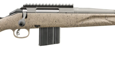 Ruger 46923 American II Ranch Full Size 350 Legend 5+1 16.10" Cobalt Cerakote Spiral Fluted Threaded Barrel & Alloy Steel Receiver w/Picatinny Rail, Flat Dark Earth Splatter Adj LOP Synthetic Stock