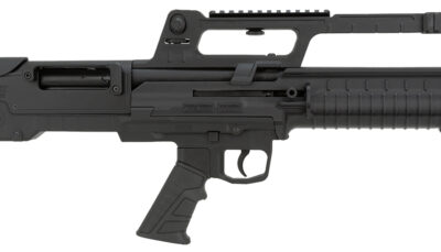 Escort HEBA20180001 BullTac SA 20 Gauge Semi-Auto 3" 5+1 18" Black Stainless Steel Barrel, Black Aluminum/Polymer Receiver w/Picatinny Rail, Black Bullpup Synthetic Stock, Black Grip