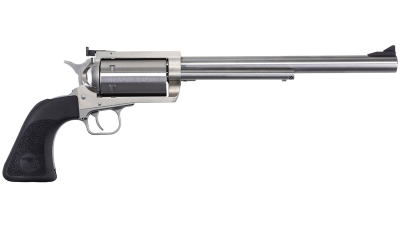 Magnum Research BFR30306 BFR  Extra Large 30-30 Win 6 Shot 10" Brushed Stainless Steel Barrel & Cylinder, Stainless Steel Frame, Black Hogue Rubber Grip, Exposed Hammer