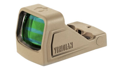 Viridian 9810142 RFX11  Flat Dark Earth 1 x 16 mm x 22 mm 3 MOA Green Dot