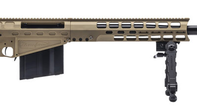 Thompson TAO50FDE TAO50  50 BMG 10+1 29" Black Steel Barrel, Flat Dark Earth Anodized Picatinny Rail Aluminum Receiver, Magpul PRS Gen3 Polymer Stock, Magpul MOE+ Grip, Features Accu-Tac Bipod