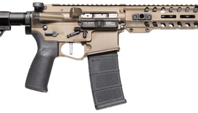 Patriot Ordnance Factory 01441 Renegade+ SBR Direct Impingement 300 Blackout 10.50" Rail Burnt Bronze Cerakote