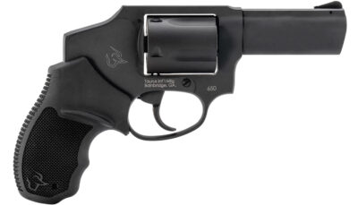 Taurus 2-650131 650  Small 357 Mag/38 Special +P 5 Shot 3" Matte Black Alloy Steel Barrel, Cylinder & Frame, Black Rubber Grip, Transfer Bar Safety, Concealed Hammer