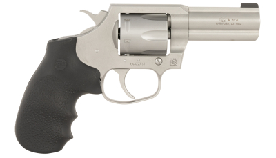 Colt Mfg KCOBRASM3BB King Cobra  Small 357 Mag 6 Shot 3" Matte Stainless Steel Barrel, Cylinder Frame, Black Hogue Overmolded Grips, Exposed Hammer