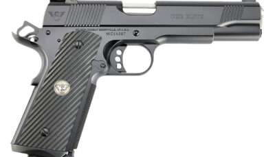Wilson Combat CQBEFS-5 CQB Elite 45 ACP 8+1 5" Black Armor Stainless Steel G10 grip