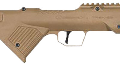 Desert Tech TRKRF2218FDE TREK-22 Flat Dark Earth Compact 22 LR 10+1 18" Free Floating Steel Barrel, Picatinny Rail Receiver, M-LOK Handguards, Fixed Polymer Stock, Suppressor Ready