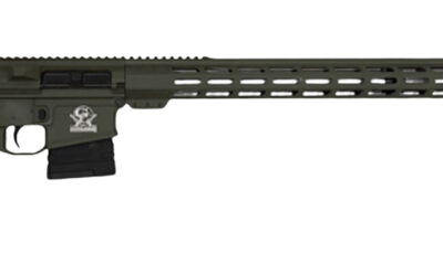 Great Lakes Firearms GL10243SSODG GLFA  243 Win 5+1 24" Stainless Threaded Barrel, OD Green Cerakote Picatinny Rail Aluminum Receiver, Adjustable Black Synthetic Stock, Mil-spec Polymer Grip