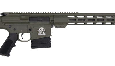 Great Lakes Firearms GL10308SSODG GLFA  308 Win 10+1 18" Stainless Threaded Barrel, OD Green Cerakote Picatinny Rail Aluminum Receiver, 6 Position Mil-Spec Black Synthetic Stock, Mil-spec Polymer Grip
