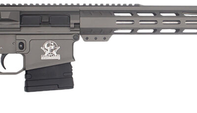 Great Lakes Firearms GL10308SSTNG GLFA 308 Win 10+1 18" Cerakote Threaded Barrel, Tungsten Cerakote Picatinny Rail Aluminum Receiver, 6 Position Mil-Spec Synthetic Stock, Mil-spec Polymer Grip