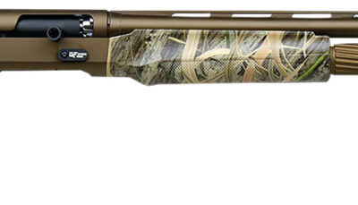 Gforce Arms GFTWO1228MO2 Two 12 Gauge Semi-Auto 3" 28" Bronze Cerakote Vent Rib Barrel, Bronze Cerakote Receiver, Adj Shim Mossy Oak Habitat Synthetic Stock