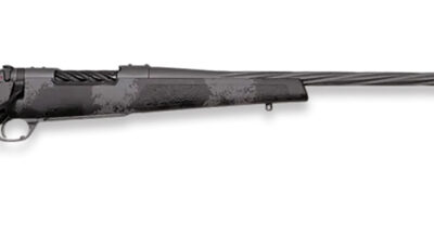 Weatherby MLW01N300NR8B Mark V Live Wild 300 Win 3+1 28" Carbon Gray Cerakote Spiral Fluted Barrel Black/Gray Sponge Pattern/Polymer Stock