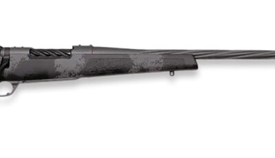 Weatherby MLW01N306SR6B Mark V Live Wild 30-06 Springfield 4+1 26" Carbon Gray Cerakote Spiral Fluted Barrel Black/Gray Sponge Pattern/Polymer Stock