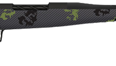 Fierce Firearms TWROG7PRC24BF Twisted Rogue 7mm PRC 24" Black Cerakote Steel Threaded Barrel, Black Cerakote Drilled & Tapped Steel Receiver, LR Negative Comb Forest Camo Carbon Fiber Stock