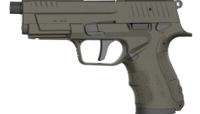 Retay USA RXP22OD13TH RXP 22 LR 13+1 4" Black Threaded Barrel, OD Green Cerakote RMR/RMSc Optic Ready/Serrated Slide, OD Green Cerakote Polymer Frame w/Accessory Rail, Textured Grip