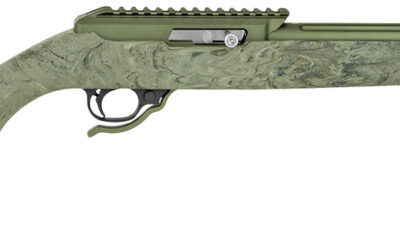 Tactical Solutions ATE2MODBHGGRN X-Ring VR Gen2 22 LR Matte OD Green Barrel & Receiver, Hogue OverMolded Ghillie Green Synthetic Stock