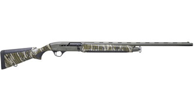 Pointer REXPFT12CAMO Field Tek FT12 Full Size 12 Gauge Semi-Auto 3" 5+1 28" OD Green Cerakote Vent Rib Barrel, OD Green Cerakote Aluminum Receiver, Fixed Mossy Oak Bottomland Synthetic Stock