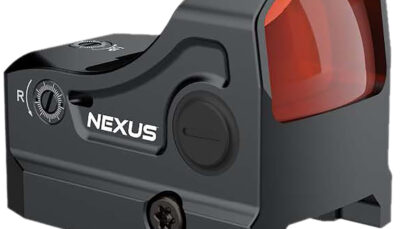 TruGlo TGTG8322B Nexus Red Dot  Matte Black 1x 22mm 3 MOA Red Dot Reticle