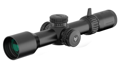 Swampfox Optics TWK525563M Warhawk  Black 5-25x56mm 34mm Tube Sharpshooter MOA Reticle