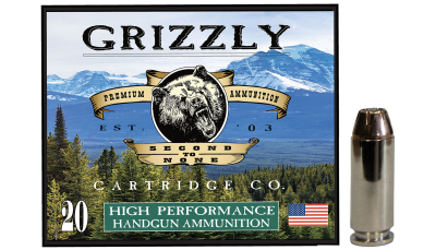 Grizzly Ammo GC10M4   10mmAuto 180gr Jacketed Hollow Point 20 Per Box/10 Case