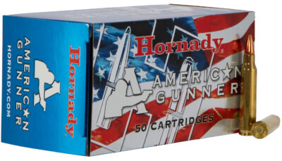 Hornady 80237 American Gunner  223Rem 55gr Hollow Point 50 Per Box/10 Case