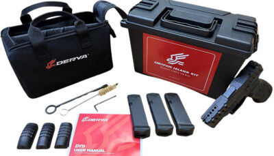 Derya Firearms 10L.DY9.ISL.US DY9 Island Kit 9mm Luger 10+1 3.86" Black Melonite Steel Barrel, Black Melonite Steel Optics Ready/Serrated Slide, Black Melonite Polymer Frame, RMR Footprint