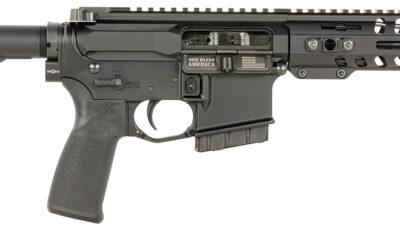 Patriot Ordnance Factory 2167 P15 Constable 350 Legend 10+1 10.50" M-LOK Handguard, Black Anodized Aluminum Receiver w/Picatinny Rail, Black Polymer MFT Blade Stabilizer, MFT Grip