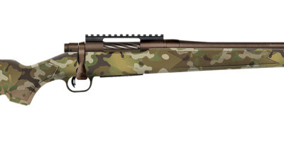 Mossberg 28276 Patriot  Compact 308 Win 5+1 18" Patriot Brown Cerakote Threaded Bull Barrel, Patriot Brown Cerakote Steel Receiver w/Picatinny Rail, MultiCam Fixed Synthetic Stock