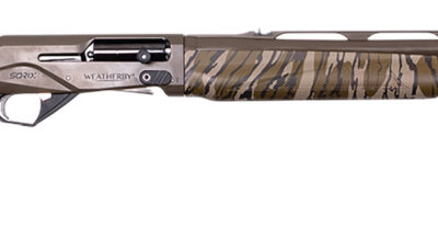 Weatherby XTB1224SMG Sorix Turkey Compact 12 Gauge Semi Auto 3.50" 2+1 24" Burnt Bronze Cerakote Vent Rib Barrel & Drilled & Tapped Receiver, Fixed Mossy Oak Bottomland Synthetic Stock, Ambidextrous