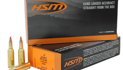 HSM 22ARC3N Varmint  22ARC 60gr V-Max 20 Per Box/25 Case
