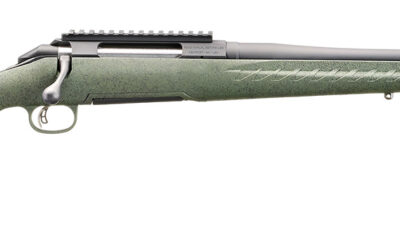 Glenfield 52001 Model A Full Size 308 Win 4+1 20" Matte Black Threaded Barrel, Matte Black Alloy Steel Receiver w/Picatinny Rail, Moss Green Splatter Fixed Synthetic Stock, Thread Protector