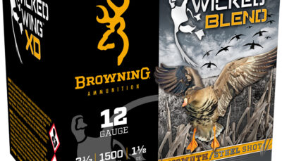 Browning Ammo B193431240 Wicked Blend  12Gauge 3.50" 1 1/2oz BB/1BI Shot 25 Per Box/10 Case