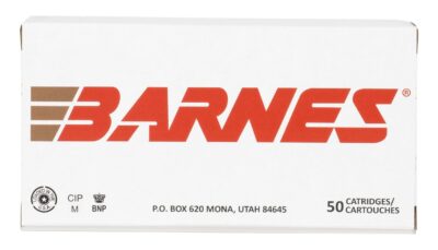 Barnes Bullets 32521   9mmLuger 115gr Sierra Jacketed Hollow Point 50 Per Box/10 Case
