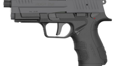 Retay USA RXP22BSG13TH RXP 22 LR 13+1 4" Threaded Barrel, Gray Cerakote Optic Ready/Serrated Slide, Black Cerakote Polymer Frame w/Accessory Rail, RMSc/RMR Footprint