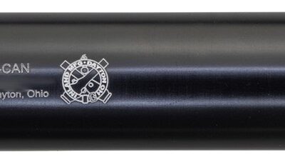 ILM ICAN45    SUPPRESSR 9MM 6" ALUM .578X28 DT BLK