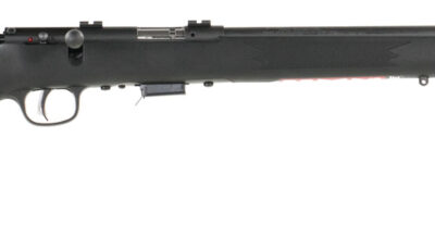 Savage Arms 93200 93 FV Full Size 22 WMR 5+1 21" Matte Black Heavy Barrel, Matte Black Drilled & Tapped Carbon Steel Receiver, Matte Black Fixed Synthetic Stock, Right Hand