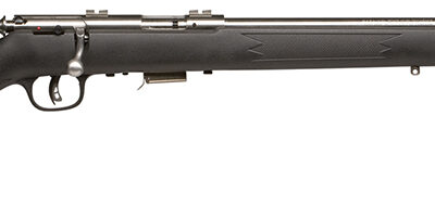 Savage Arms 91700 93 FSS Full Size 22 WMR 5+1 21" Matte Sporter Barrel, Matte Drilled & Tapped Stainless Steel Receiver, Matte Black Fixed Synthetic Stock, Right Hand